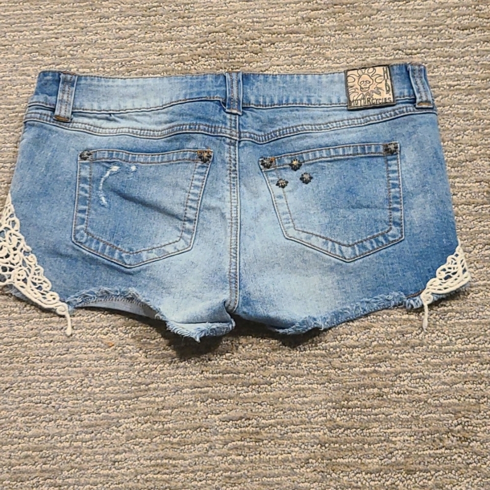 Harley Davidson Jean Shorts